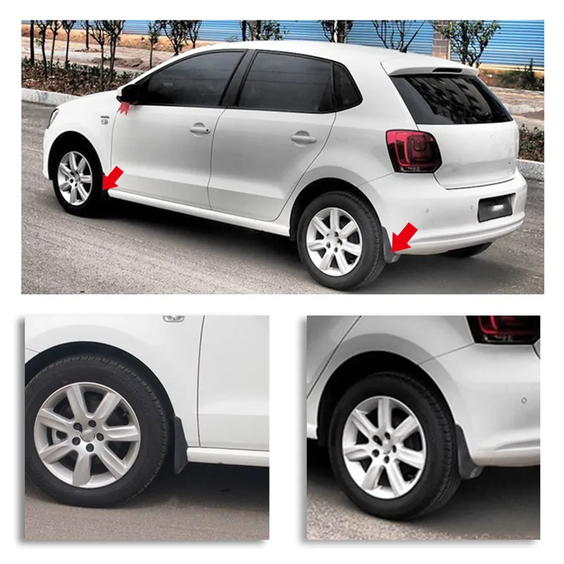 Брызговики для автомобилей Volkswagen POLO 4 шт. передние и задние брызговики VW 9N3 VIVO 2003