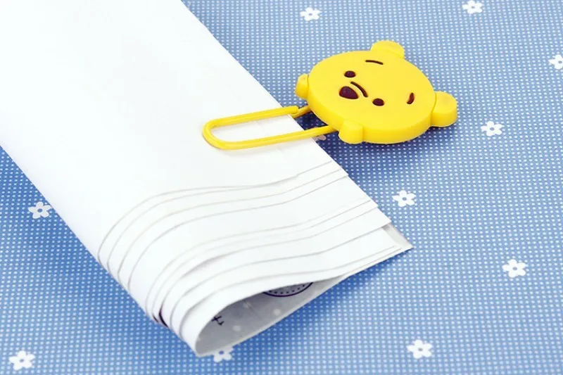 10 шт/партия мультфильм закладки с животными Kawaii Медведь утка бумага клип корейский Канцтовары escolar офисные материалы школьные принадлежности