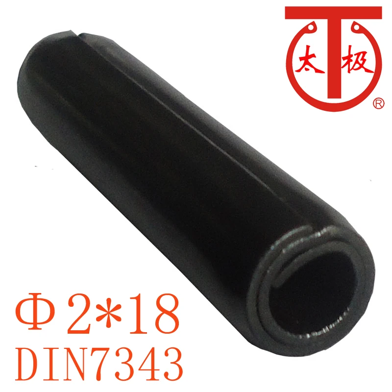 (2*18) DIN7343/ISO8750 спиральный пружинный штырь (спиральный штырь) 100 шт./лот |