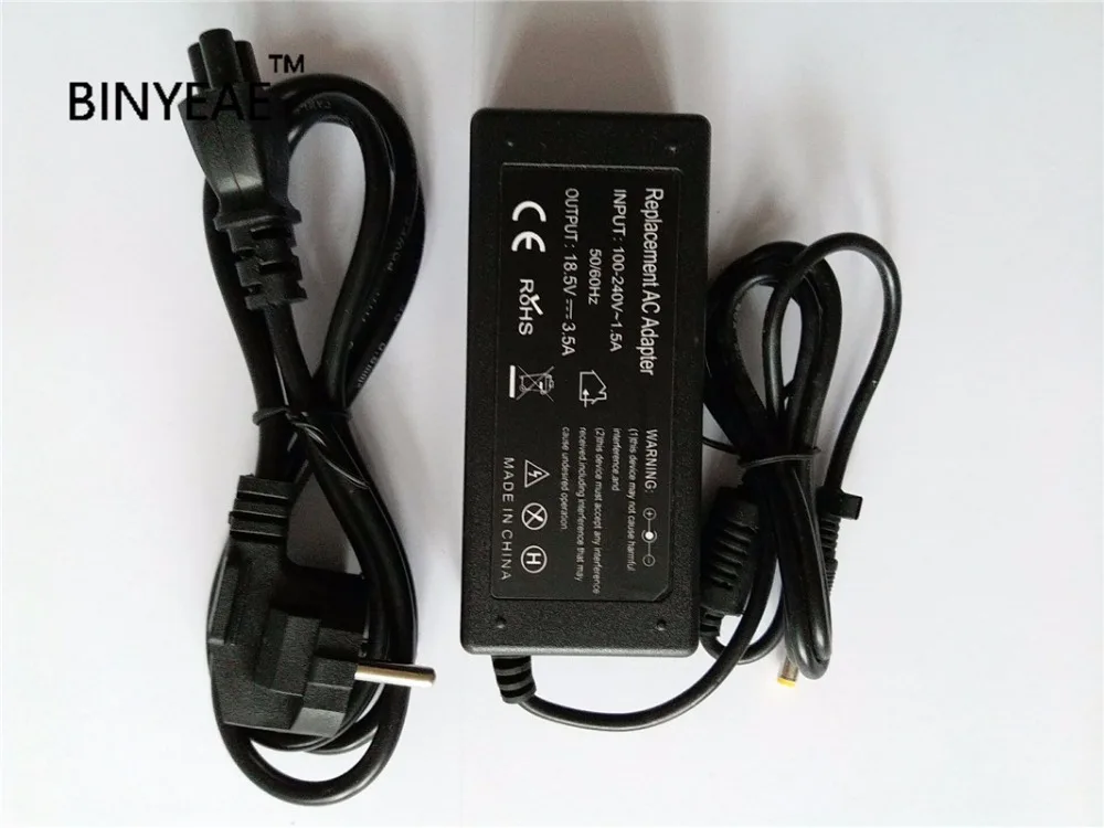 18 5 v 3.5a AC адаптер питания зарядное устройство для HP Pavilion dv4400 dv5100 dv5200 dv5300 tx1000 ze2100
