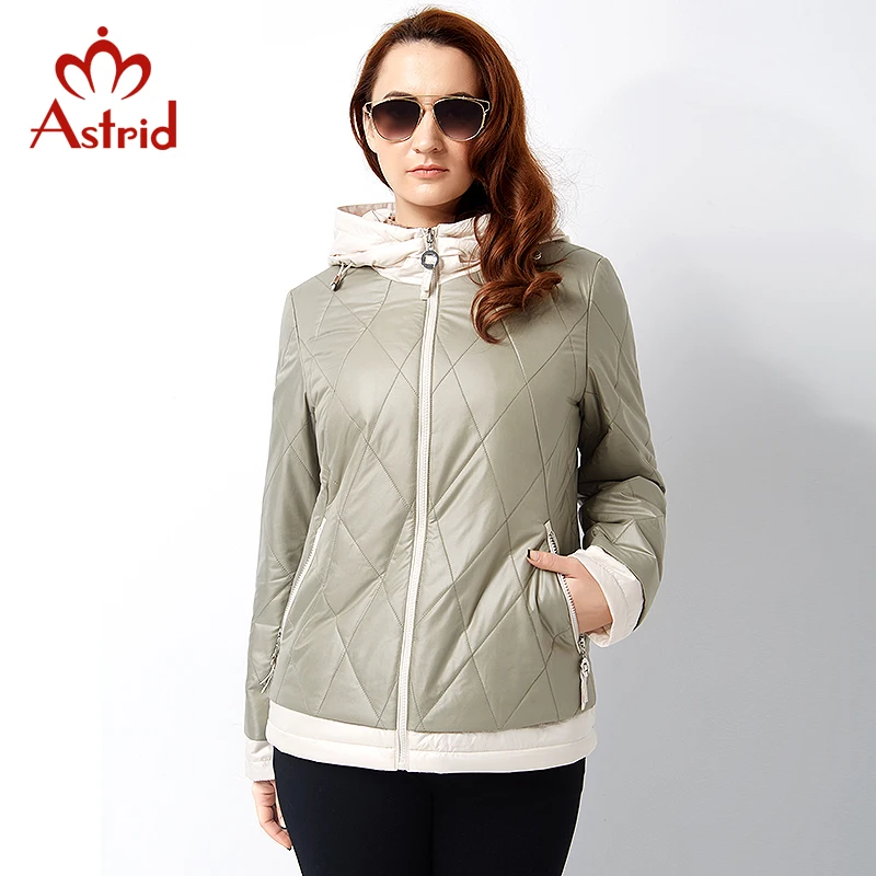 Астрид 2018 Новая куртка фирма качества весны и осени веселый цвет пальто плюс