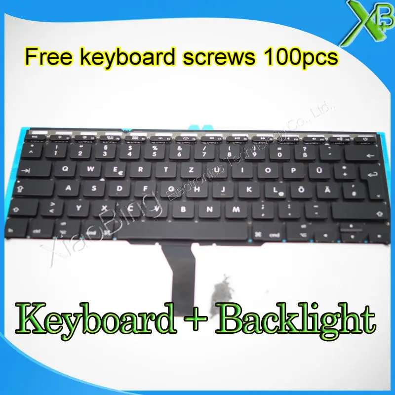 Совершенно новый для MacBook Air 11 6 &quotA1370 A1465 немецкий Deutsch QWERTZ Tastatur клавиатура +