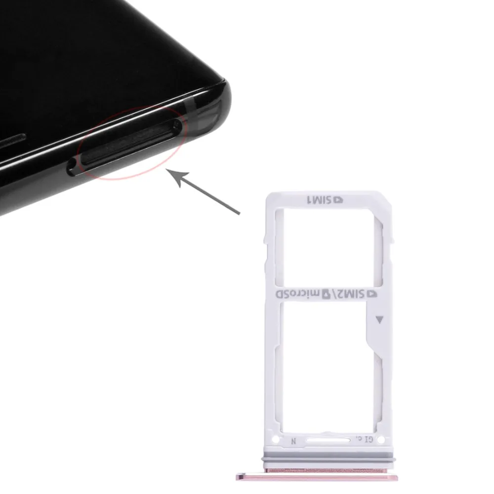 IPartsBuy 2 sim-карты лоток/микро лоток для карт SD Galaxy Note 8 | Мобильные телефоны и