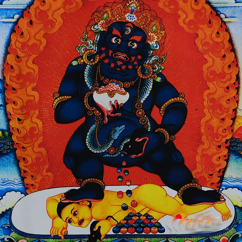 Черный дзамбала изображение