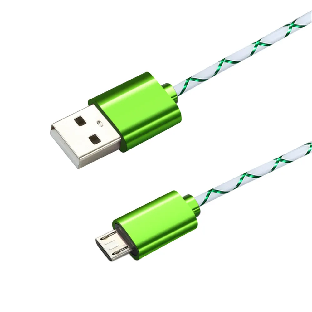 2Pcs Universal Micro USB Cable Charging Cord Compatible Android Cell Phone Cables For Samsung For Huawei Honor For Xiaomi