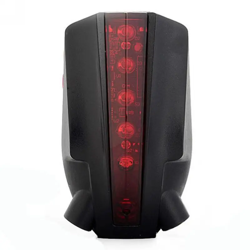 Новинка 2017 умный лазерный задний светильник для велосипеда 5 СВЕТОДИОДНЫЙ