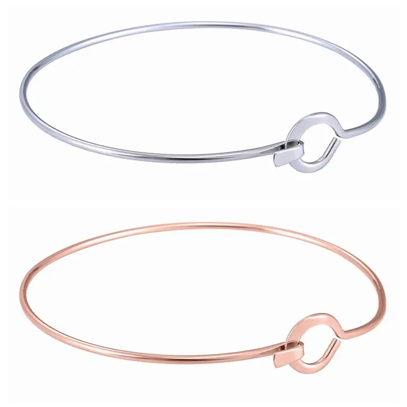 Женский браслет из нержавеющей стали LASPERAL 1 шт. 9 дюймов простой стиль ювелирное