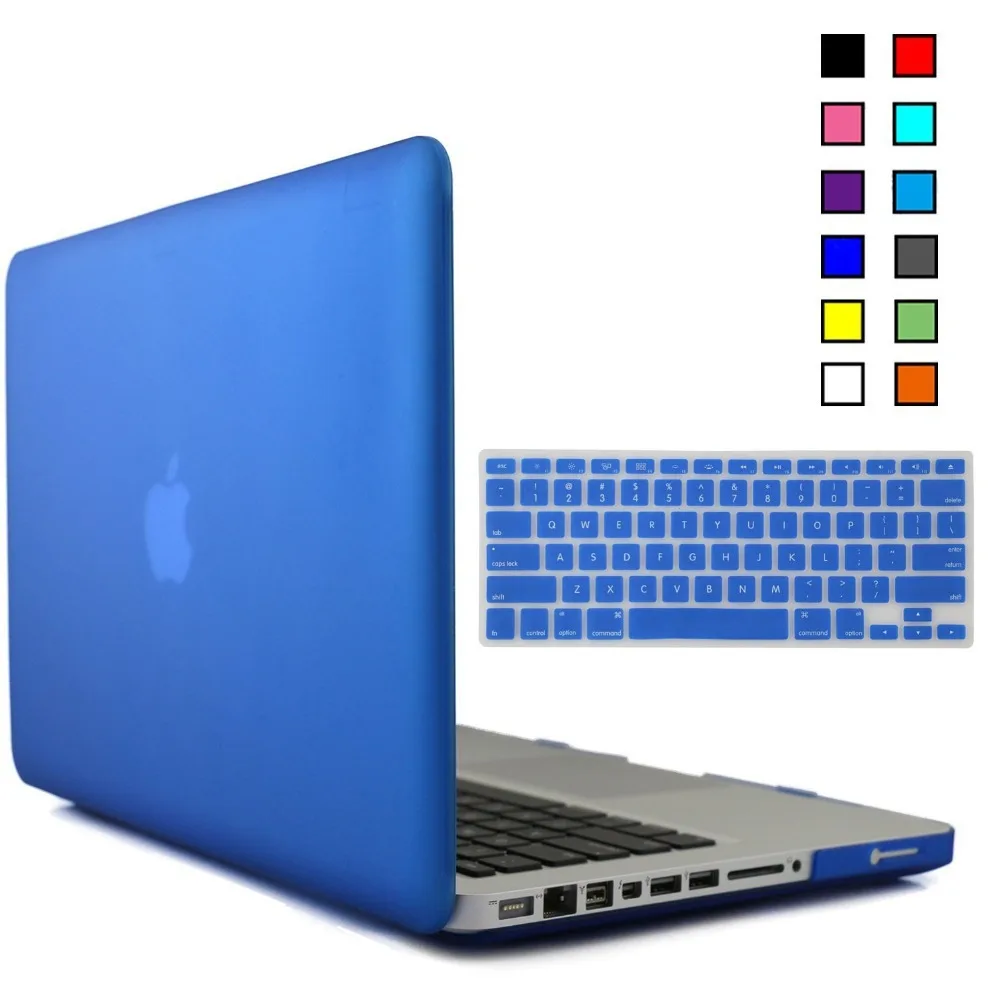 Rubberized Matte Shell Hard Protective Case Cover + Silicone Keyboard Skin For Macbook Pro Retina 13&quot 15&quot inch Laptop cases |