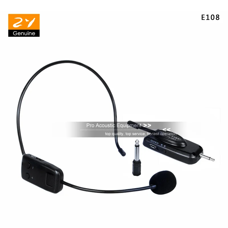 Перезаряжаемая черная UHF беспроводная гарнитура микрофон 3 5 мм Система приемника