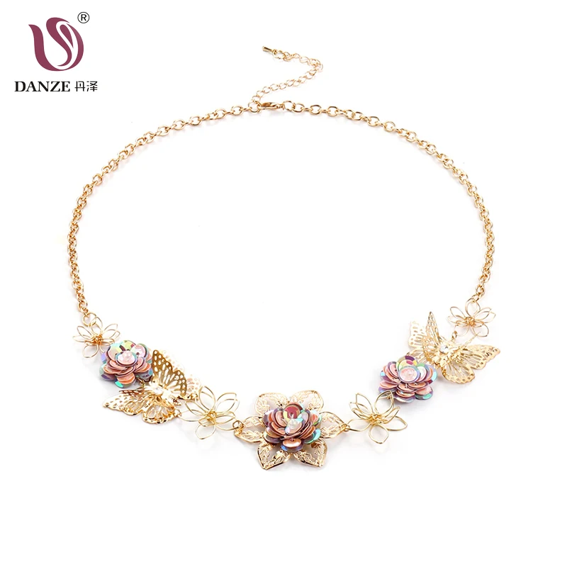 Женское Ожерелье чокер DANZE Elegance ожерелье с изображением животных бабочек и