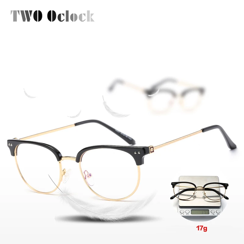 Два Oclock винтажные компьютерные очки женские полуоправы оптические оправы
