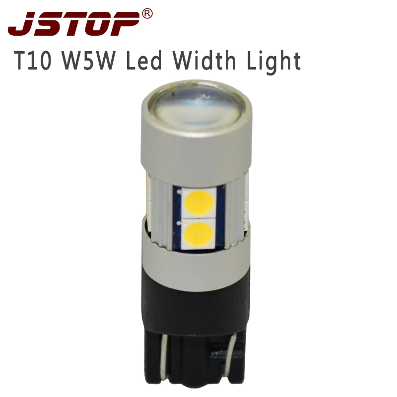 JSTOP светодиодный зазорный светильник супер яркие сигнальные лампы w5w T10 внешние