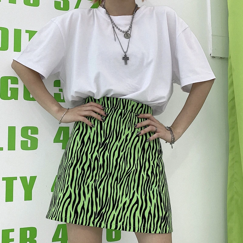 Сексуальная Женская Клубная юбка летняя модная повседневная карандаш с принтом