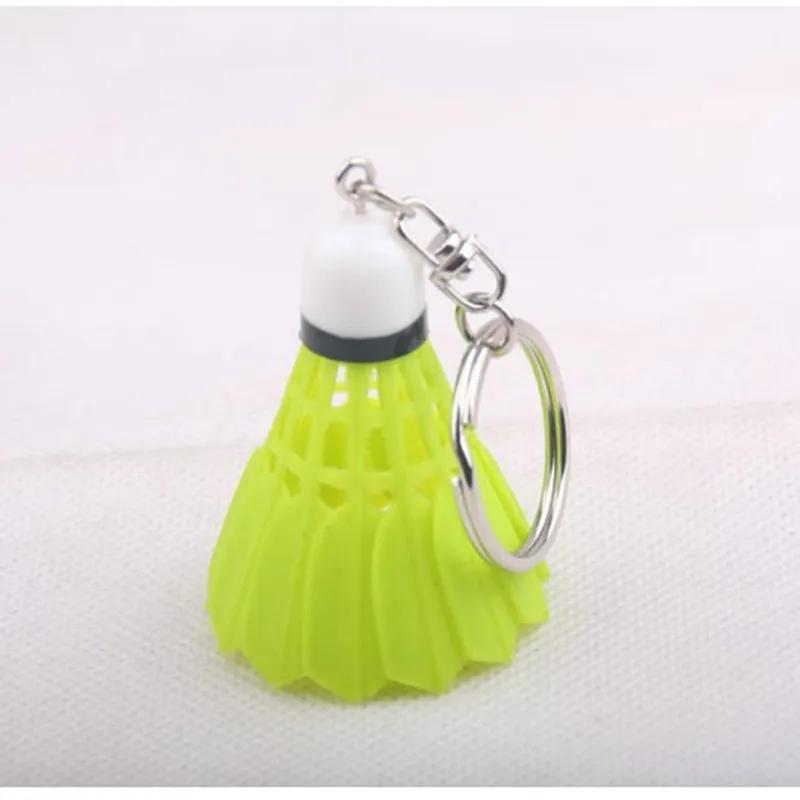 

200pieces/lot Badminton key chain pendant, creative mobile phone accessories Keychain jewelry accessory sports gift supplies