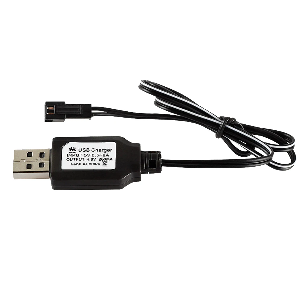 80 см 4 8 В черный абс + металлический USB кабель для зарядки 250 мА SM разъем модели RC