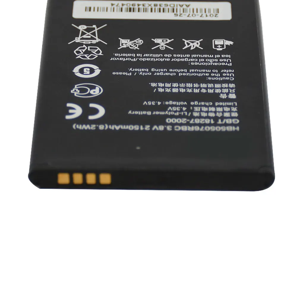 HB505076RBC New Replacement Battery For Huawei G606 G610 G610S G700 G710 G716 A199 C8815 Y600D-U00 Y610 Y3 ii 2150mah | Мобильные