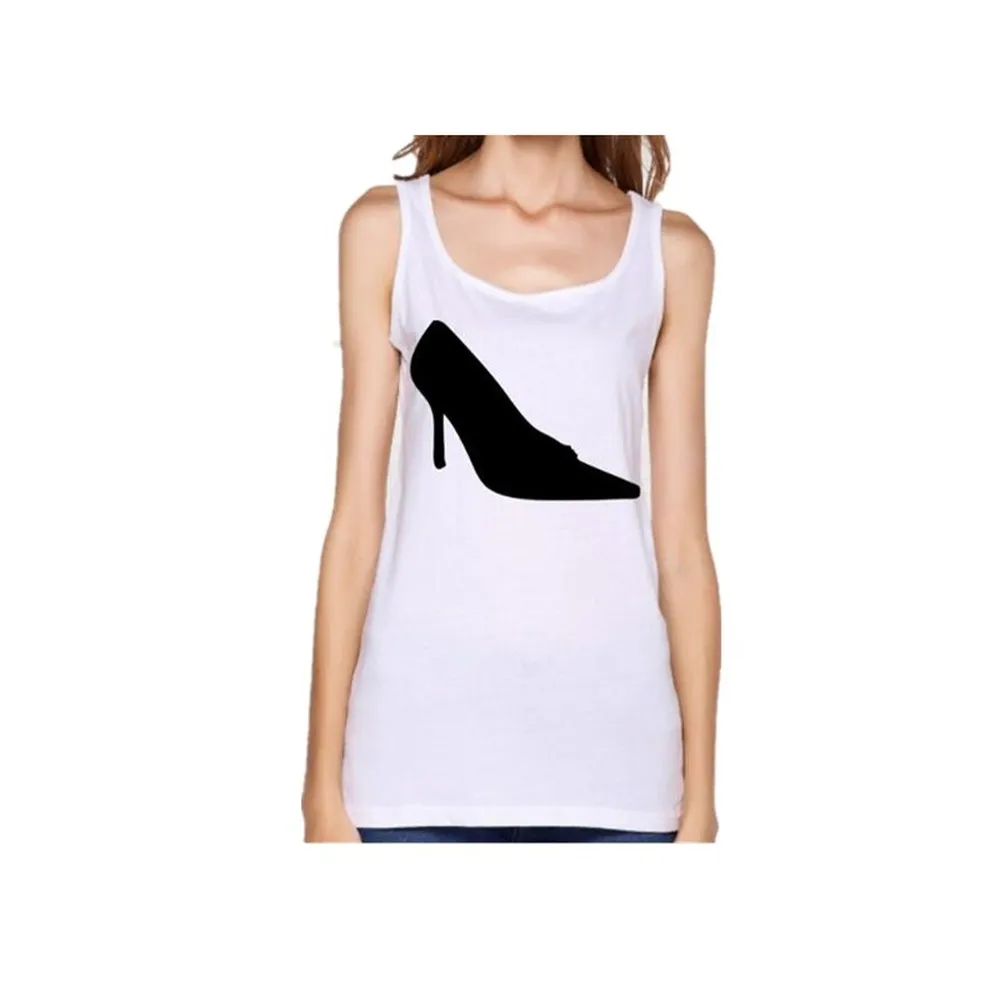 Женская майка с логотипом на заказ Повседневная Блузка без рукавов|Майки| |