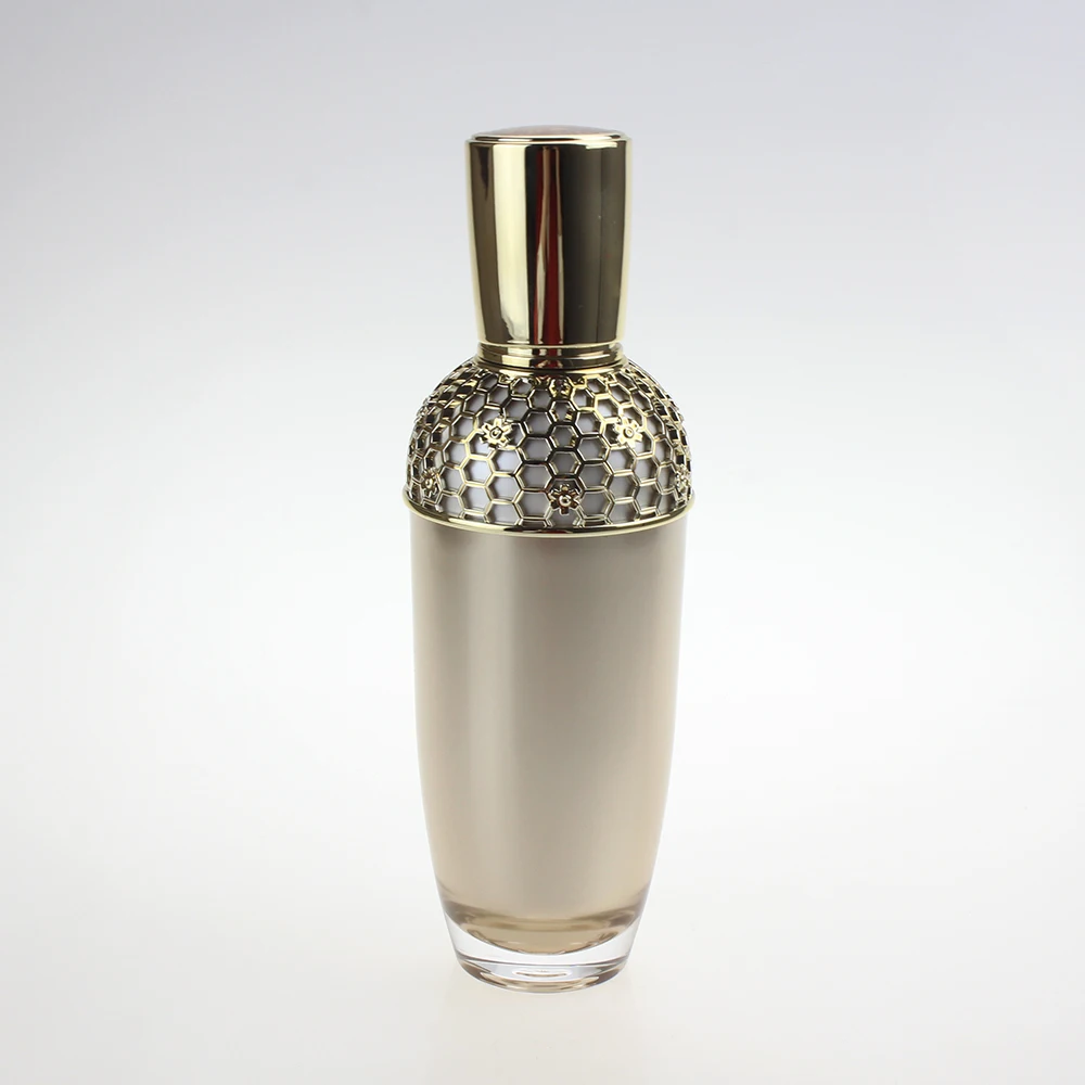 120ml безвоздушный насос бутылка для лосьона золото 4oz макияж Косметическая