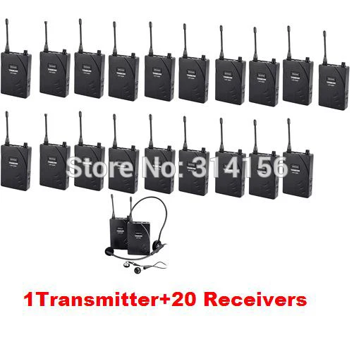 Беспроводная система туристического гида Takstar UHF 938/UHF 938 Частота 50 м Рабочий
