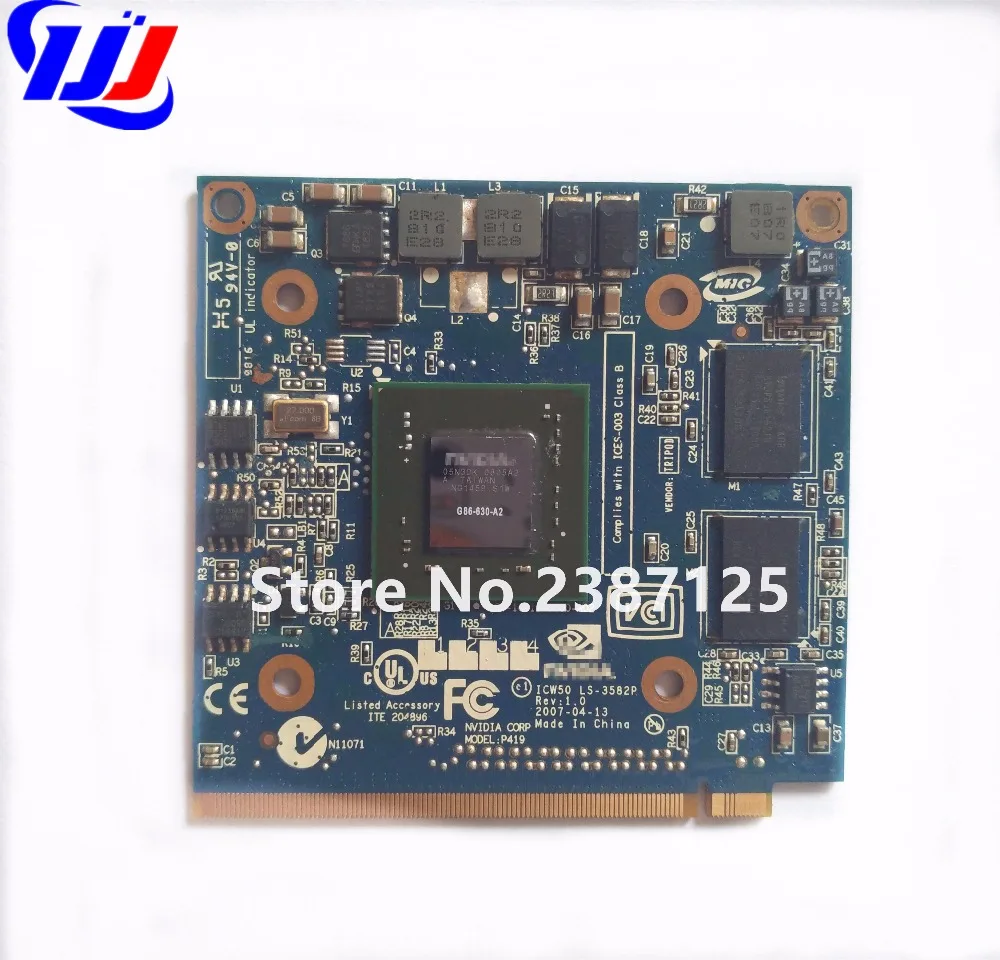 Видеокарта для n V i d a GeForce 8400M GS MXM IDDR2 128 Мб A c e r Aspire 5920G 5520G 4520G 7520G 7520 7720G|card card|card
