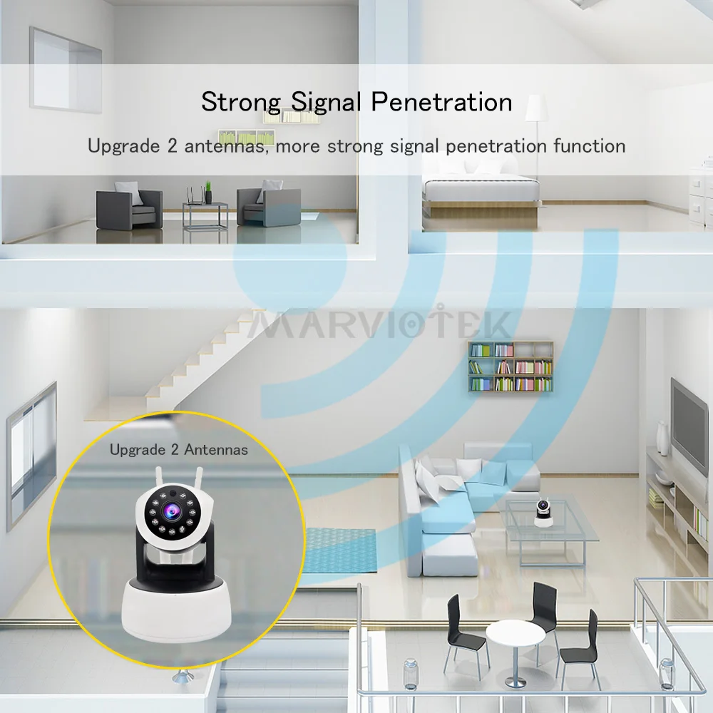 Беспроводная ip камера Wi Fi мини видеонаблюдения HD wifi 1080 P детский монитор для