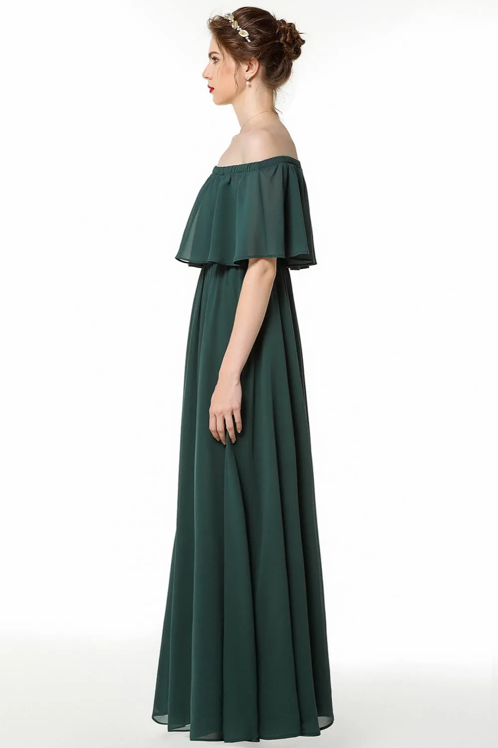 Robe de Soiree пикантная шифоновая без бретелек Вечерние платья Длинные иллюзии с