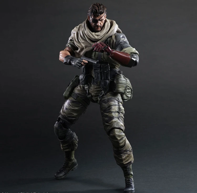 Металлическая Шестерня змея твердые заземленные ZEROES Play Arts Kai Snake Solidus PA 27 см ПВХ