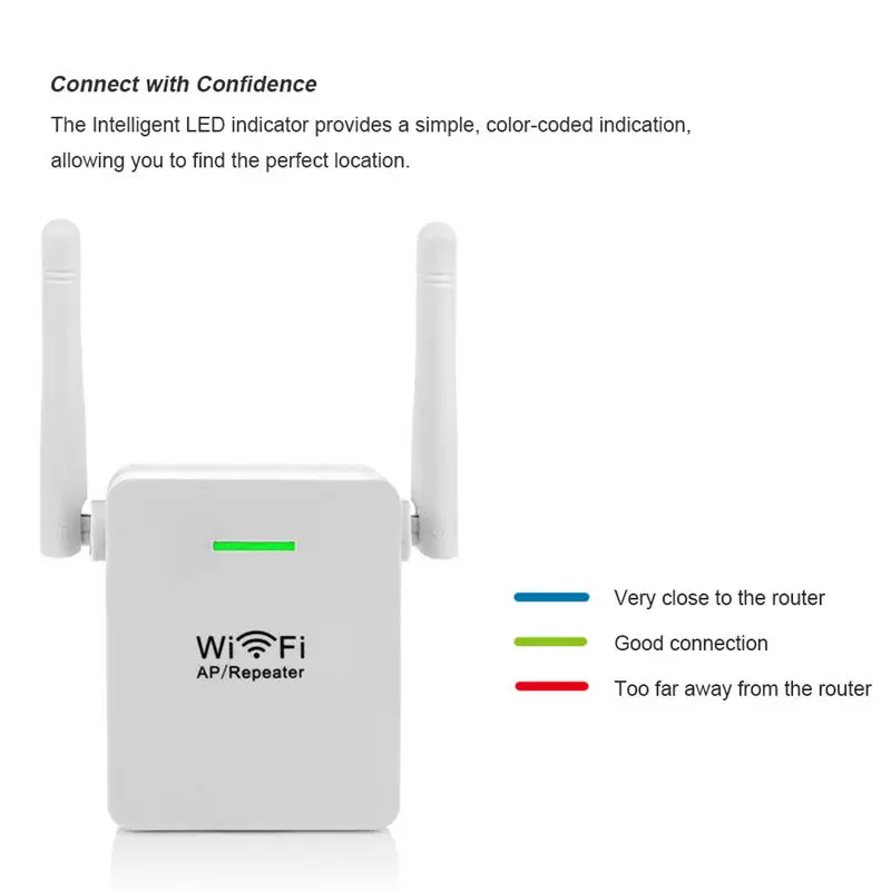 Беспроводной ретранслятор Pix Link 300 Мбит/с сетевой маршрутизатор Wi Fi расширитель