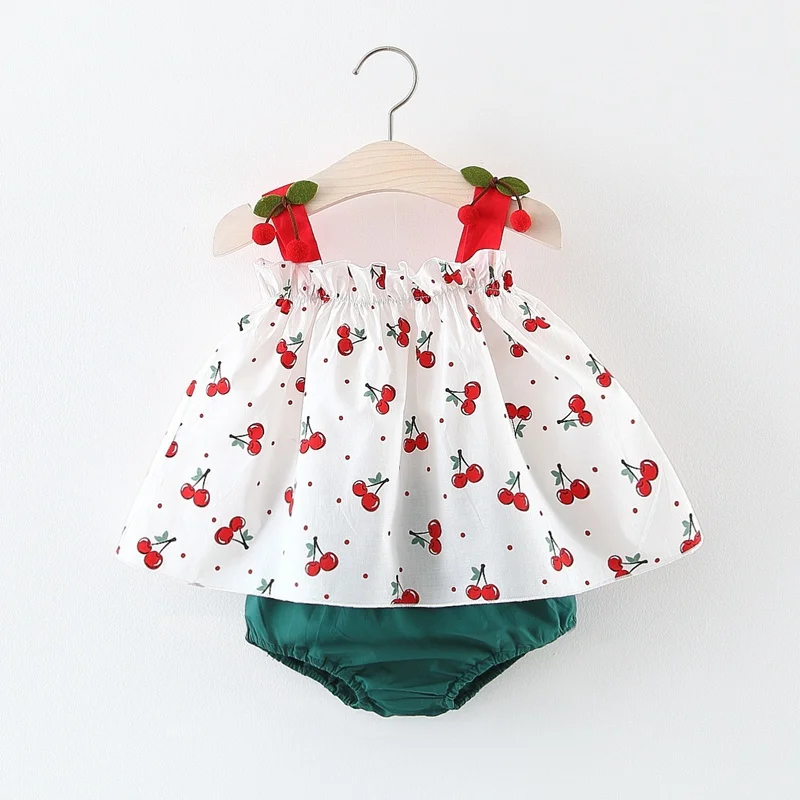 Комплект из 2 предметов 2019 г. летнее платье для маленьких девочек Детские платья