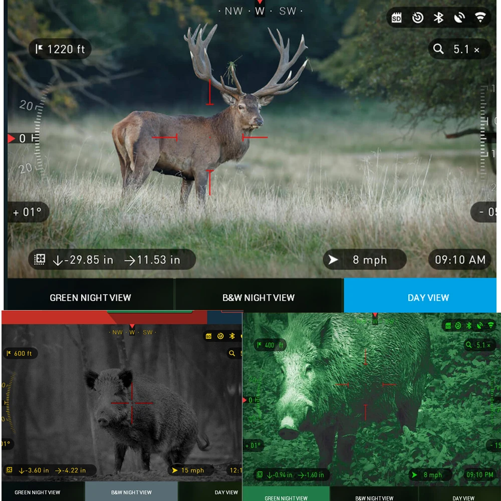 Оптика SPINA X Sight II HD 5x 20x дневной и ночной прицел ночного видения 5 охотничий
