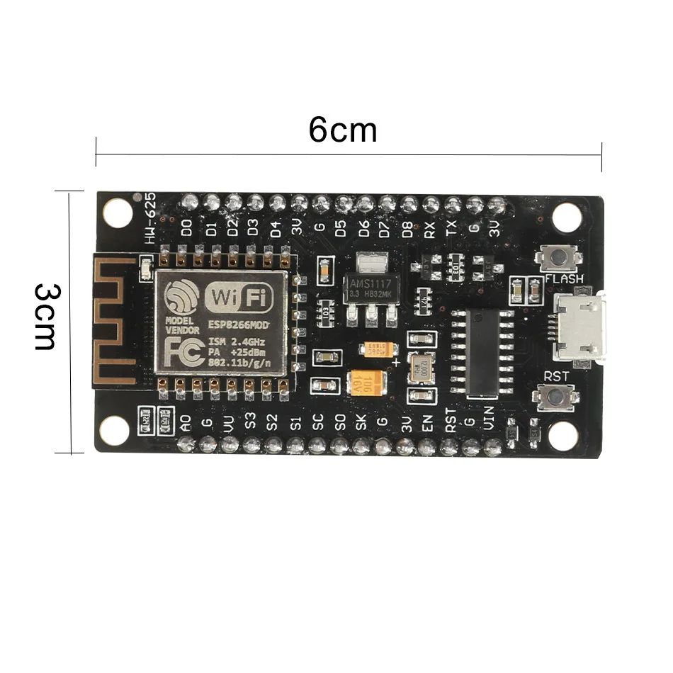 Беспроводной модуль NodeMcu v3 Lua WIFI плата для разработки Интернета вещей ESP8266 с