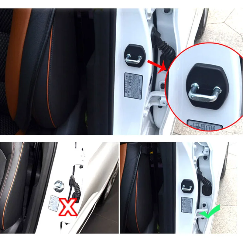 Для Kia Sportage QL 2017 2019 крышка дверного замка пряжка протектор рычага проверка чехла