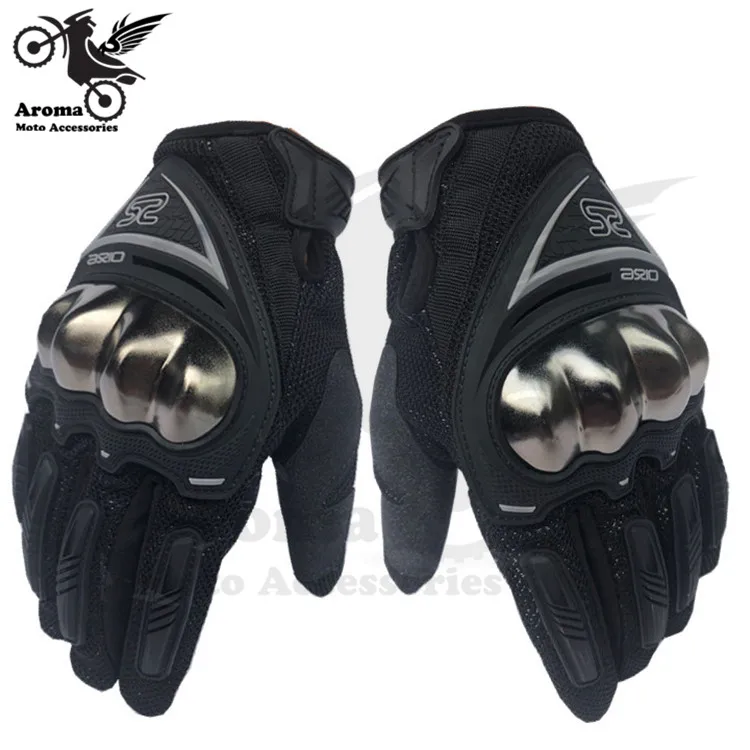 3 цвета мотоциклетные защитные перчатки для мотокросса для kawasaki honda suzuki yamaha KTM dirt pit bike перчатки - Цвет: Черный