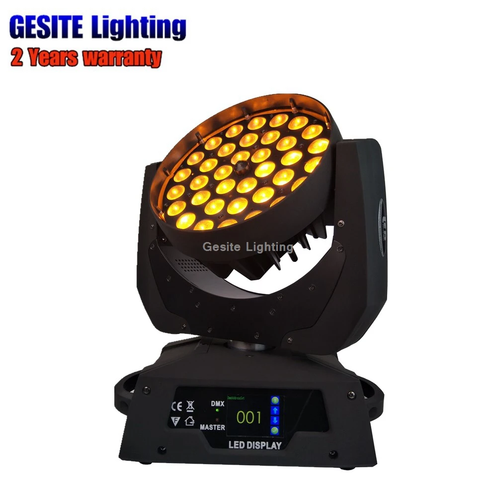 Rode case Высокое качество 36 шт. LED Moving Wash Head 36*15 Вт RGBWA 54в1 Led Zoom Light|Эффект освещения