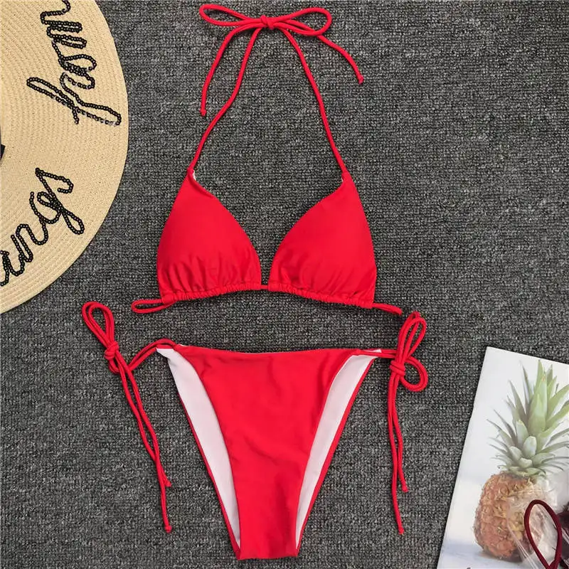 1504-6 Бикини Bikinx Neon green купальник со стрингами купальник с высокими плавками женский купальник сексуальный пуш-ап купальник женский купальный костюм микро бикини - Цвет: 1504-6