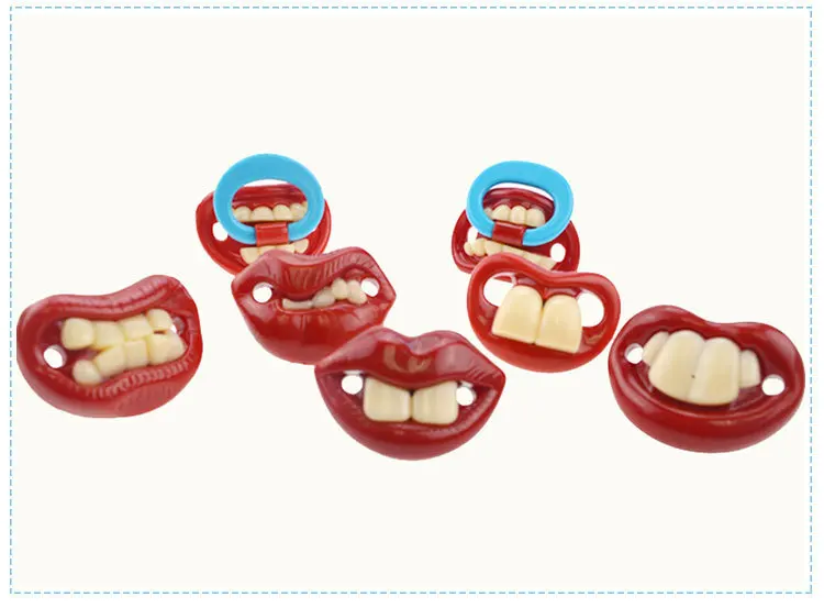 Смешные Силиконовые Пустышки Детские Соски пустышки для Младенцев Соска Шутка