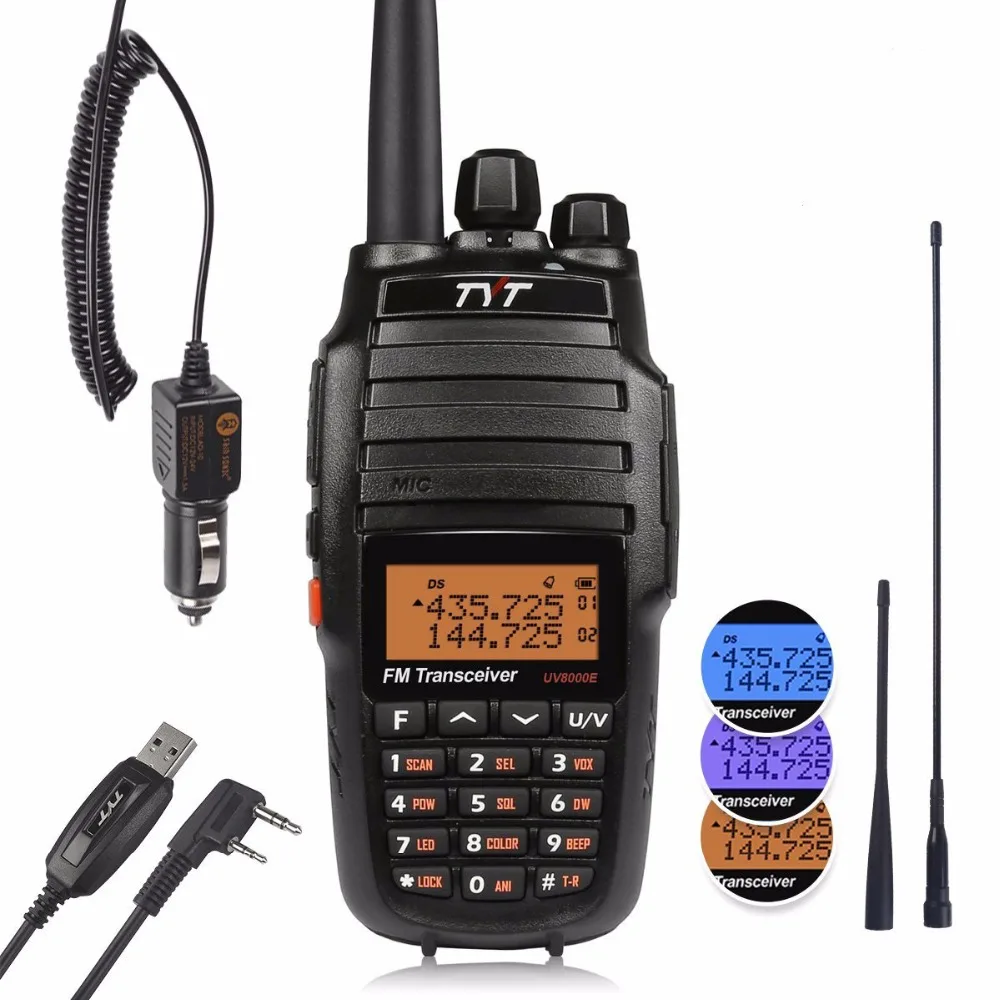TYT UV 8000E двухдиапазонный ручной 136 174/400 520MHz Tri Power 10W поперечный репитер 3600mA