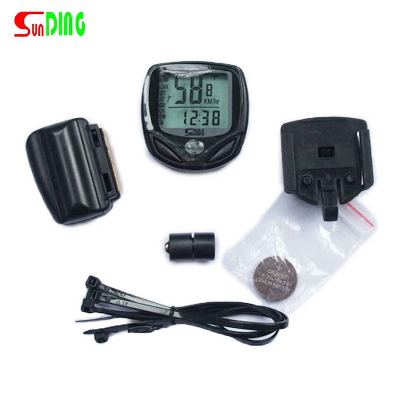 Водонепроницаемый беспроводной Велосипедный компьютер Sunding с ЖК-дисплеем