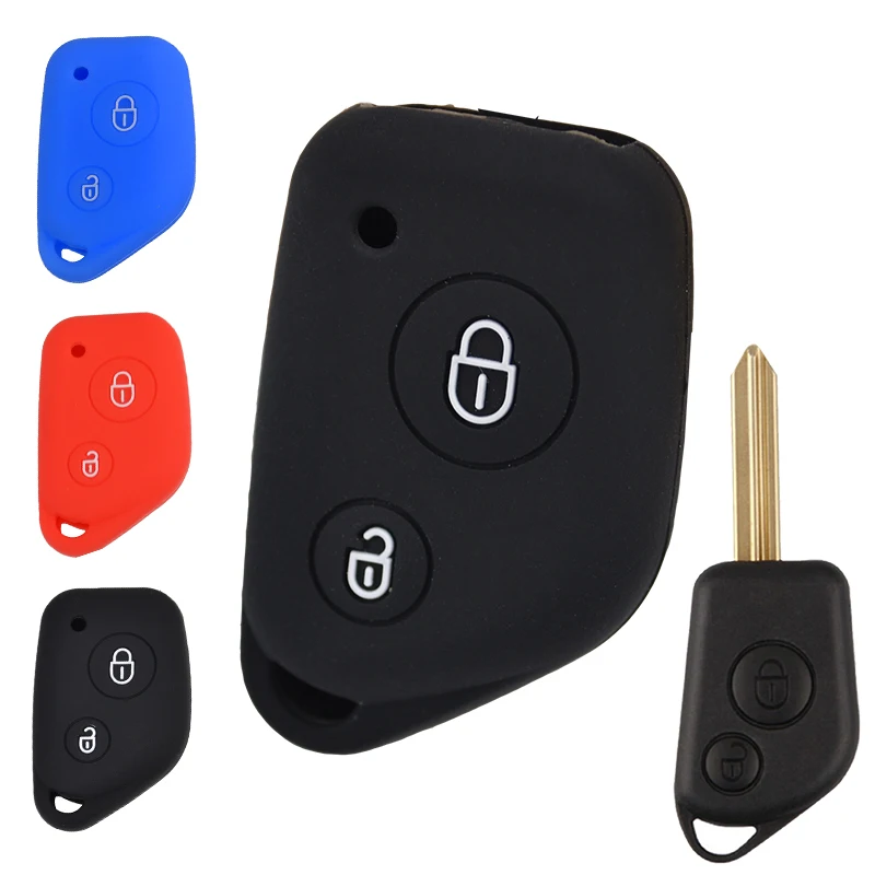Чехол для Peugeot 106 205 206 306 405 406 Citroen Berlingo Xsara Picasso Saxo|2 button|silicone key fob coverfob cover |