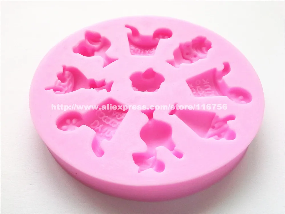 Новинка! Бесплатная доставка силиконовая форма для питья украшение торта