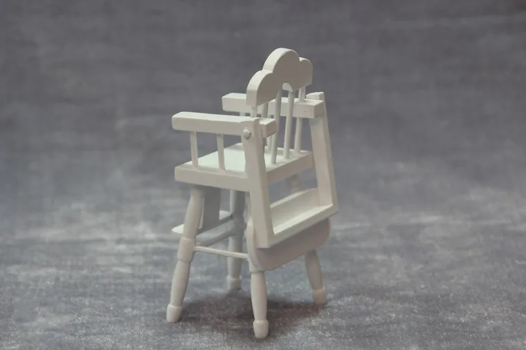Милый миниатюрный детский стул для кукольного домика в масштабе 1:12|mini dollhouse|miniature