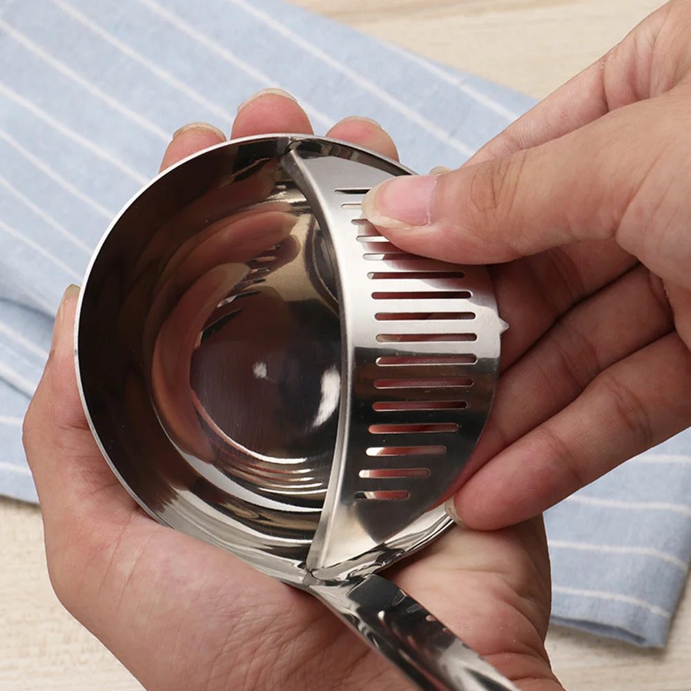 Stainless Steel Soup Hot Pot Spoon Long Handle Cooking Tools Filter | Дом и сад