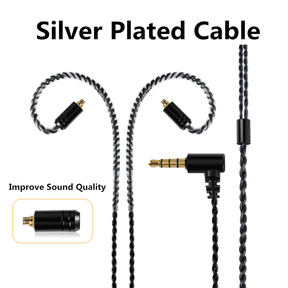 Кабель для наушников 0 78 мм mmcx pin кабель с ленточным микрофоном гарнитура