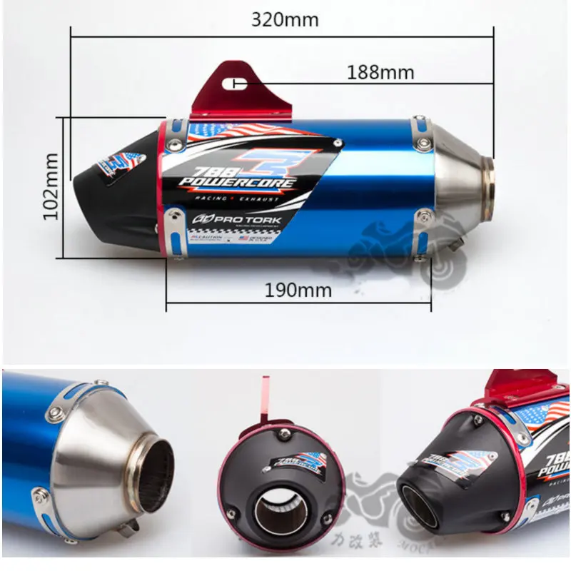 Мотоцикл Powersports выхлоп для Honda CRF250 глушитель для CRF150 escapement для CRF230