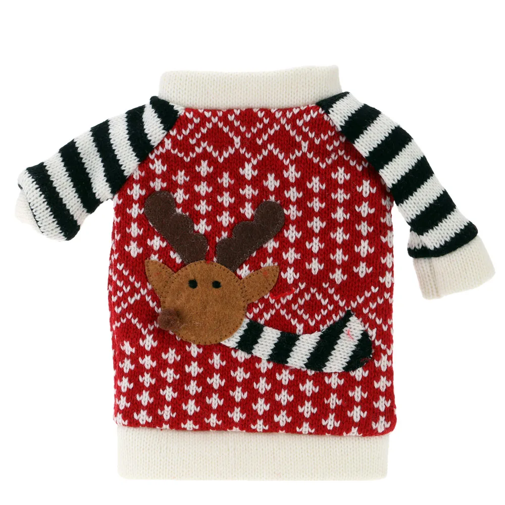 Рождественская крышка для бутылки с красным вином 2019 отель столовая Рождеством