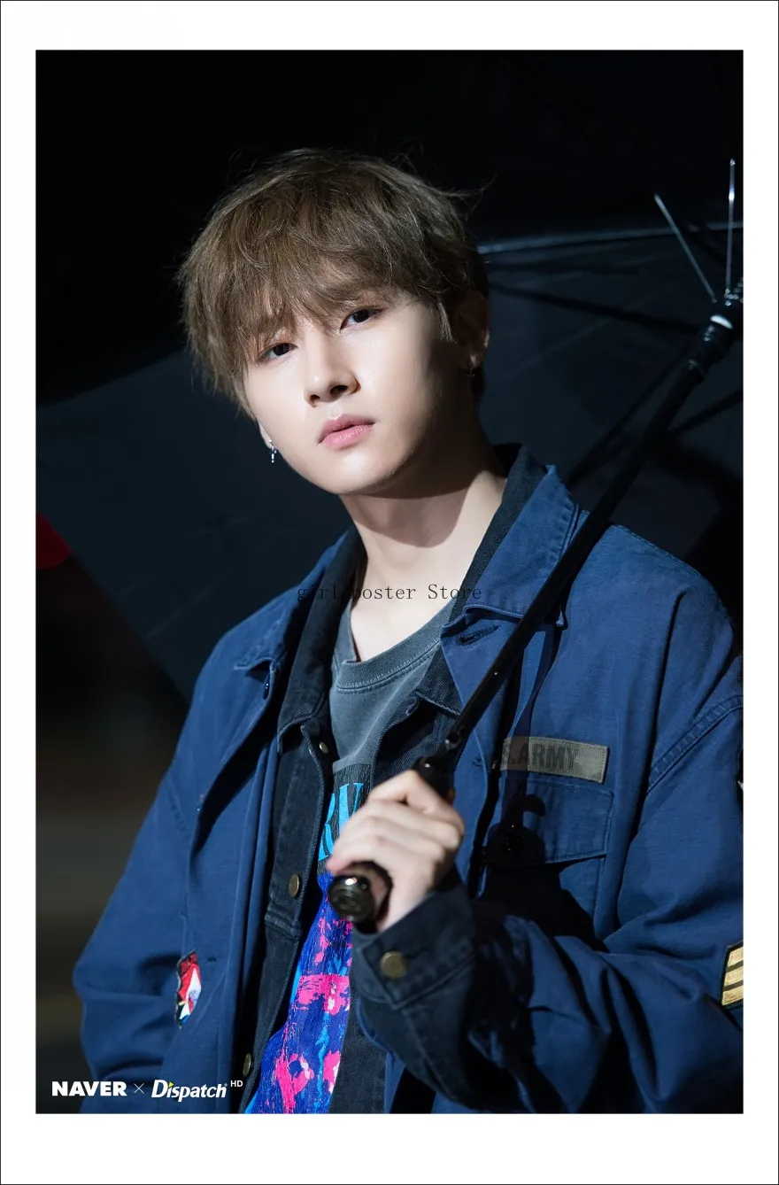 7 Monsta X постеры, настенные Стикеры, хорошее качество, глянцевый бумажный Декор на стену, гостиная, спальня, домашнее искусство, бренд 01 - Цвет: 7