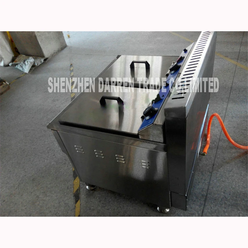 GF182 коммерческий нержавеющий газ масло курица еда сталь Картофель чип фритюрница