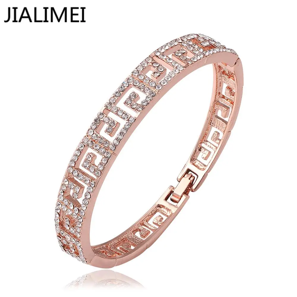 Роскошный браслет из розового золота/золота с цепочкой для женщин женские