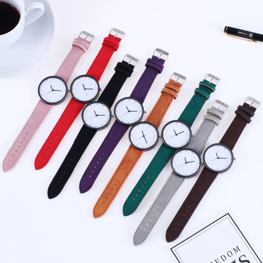 

Relojes Hombre 2018 Fashion Simple Watch Men Women Watches Leather Business Unisex Male Quartz Wrist Watch Clock Erkek Kol Saati