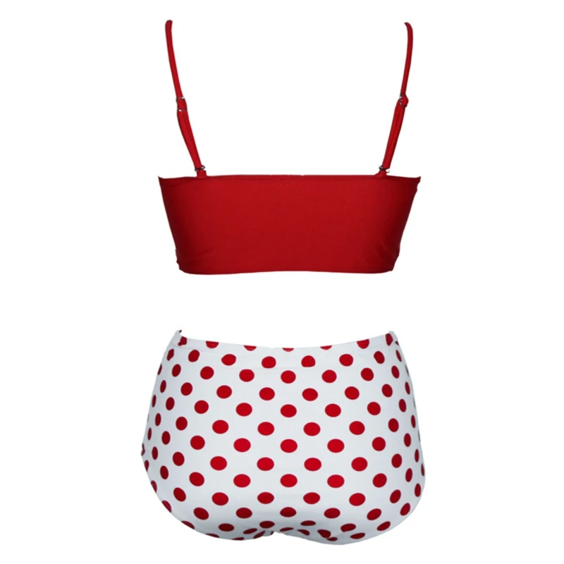 

Women High Waist Bikinis maillot de bain femme Swimwear Swimsuit Female Retro Beachwear Bikini Set Bathing Suit